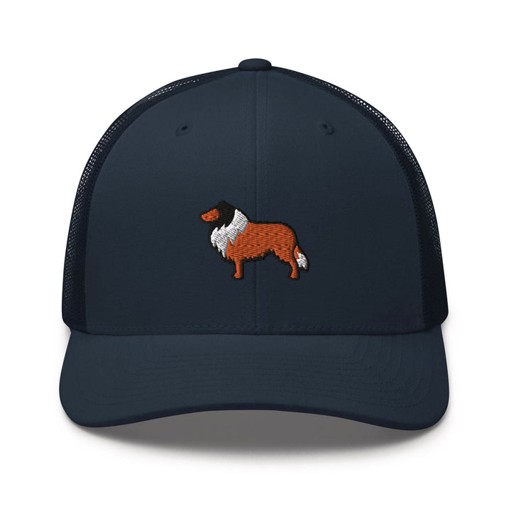Rough Collie Trucker Cap