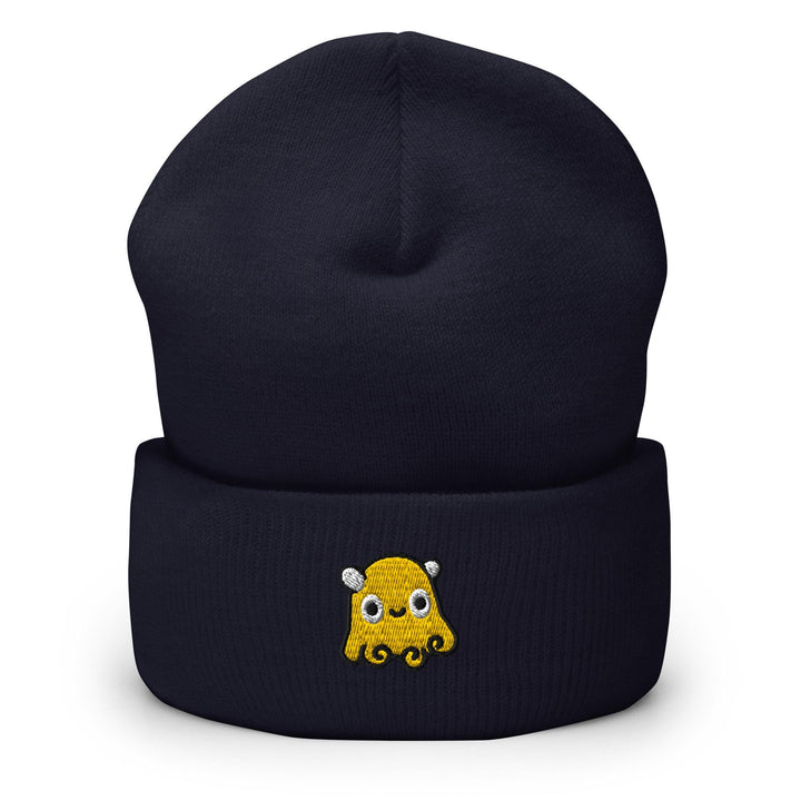a beanie hat with a cartoon character on it