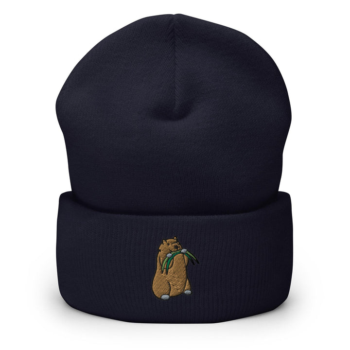 Marmot Munching Grass Beanie