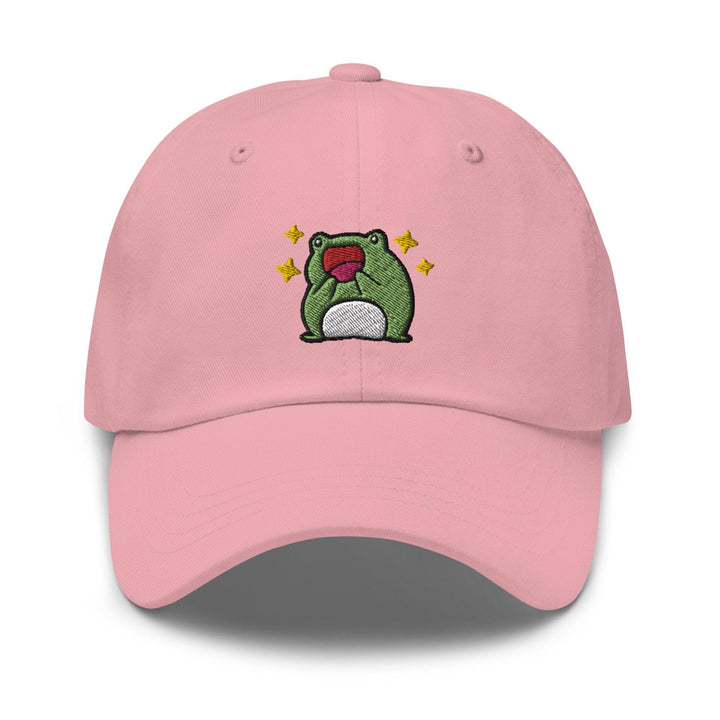 Excited Frog Dad Cap