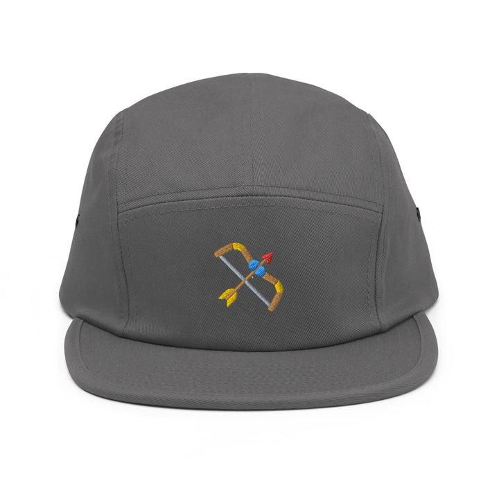 Archery Bow and Arrow 5 Panel Camper Cap