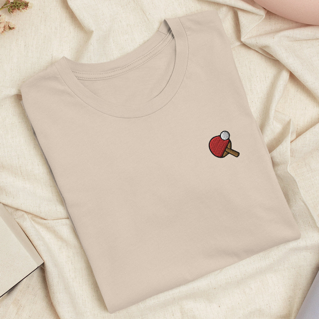 Table Tennis Embroidered T-shirt