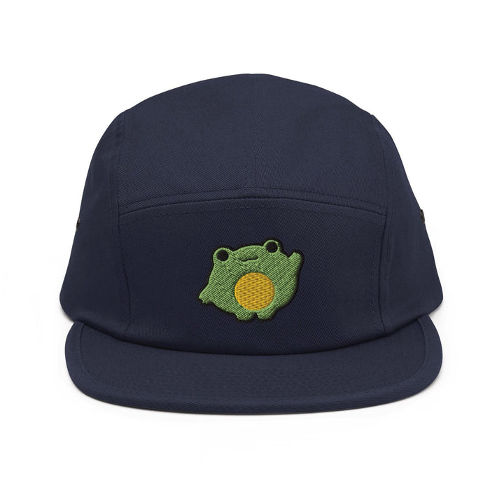 Chonky Cartoon Frog 5 Panel Camper Cap