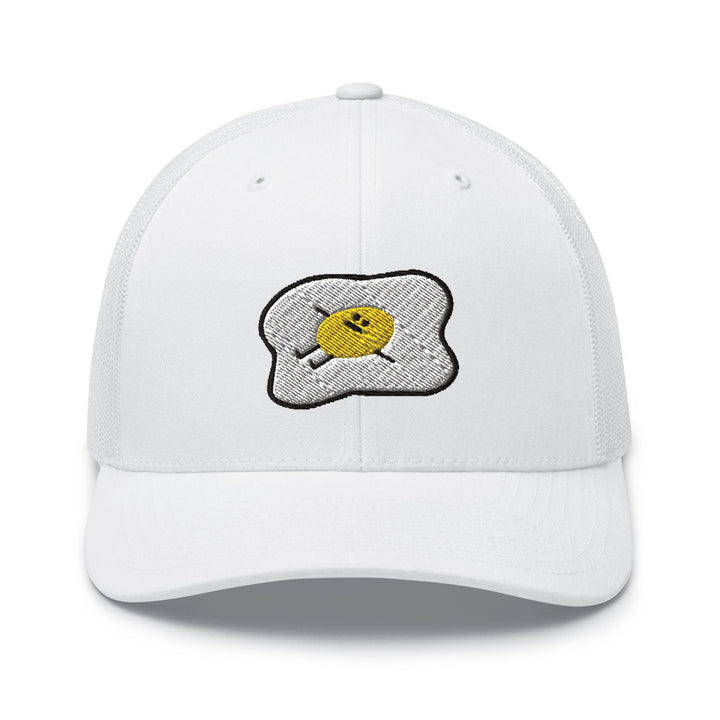 Kawaii Lazy Unmotivated Fried Egg Trucker Cap