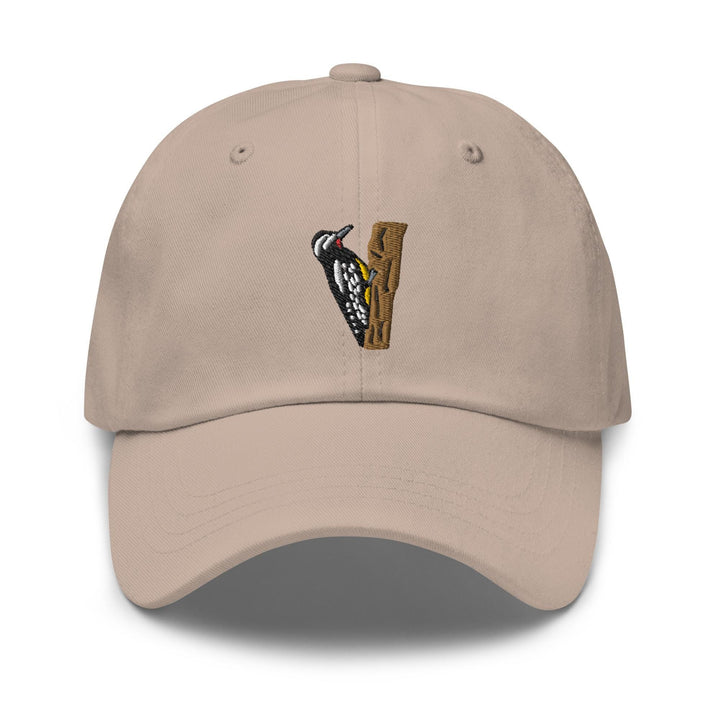 a baseball cap with a bird on it
