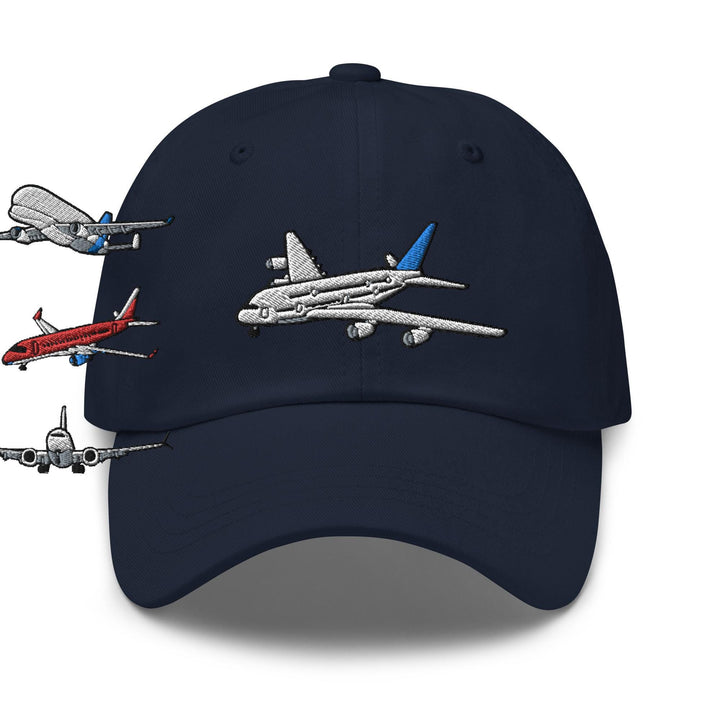 Jet Airliner Dad Cap