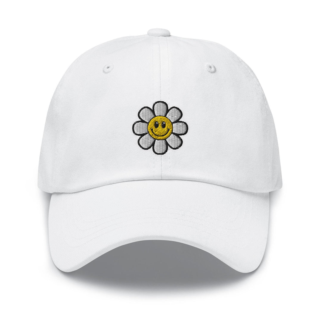 Smiley Flower Dad Cap
