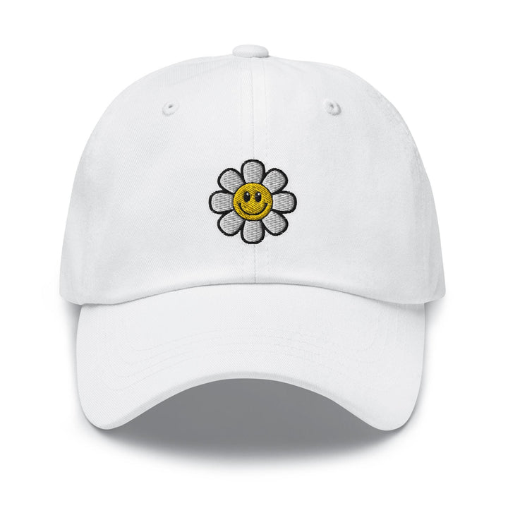 Smiley Flower Dad Cap