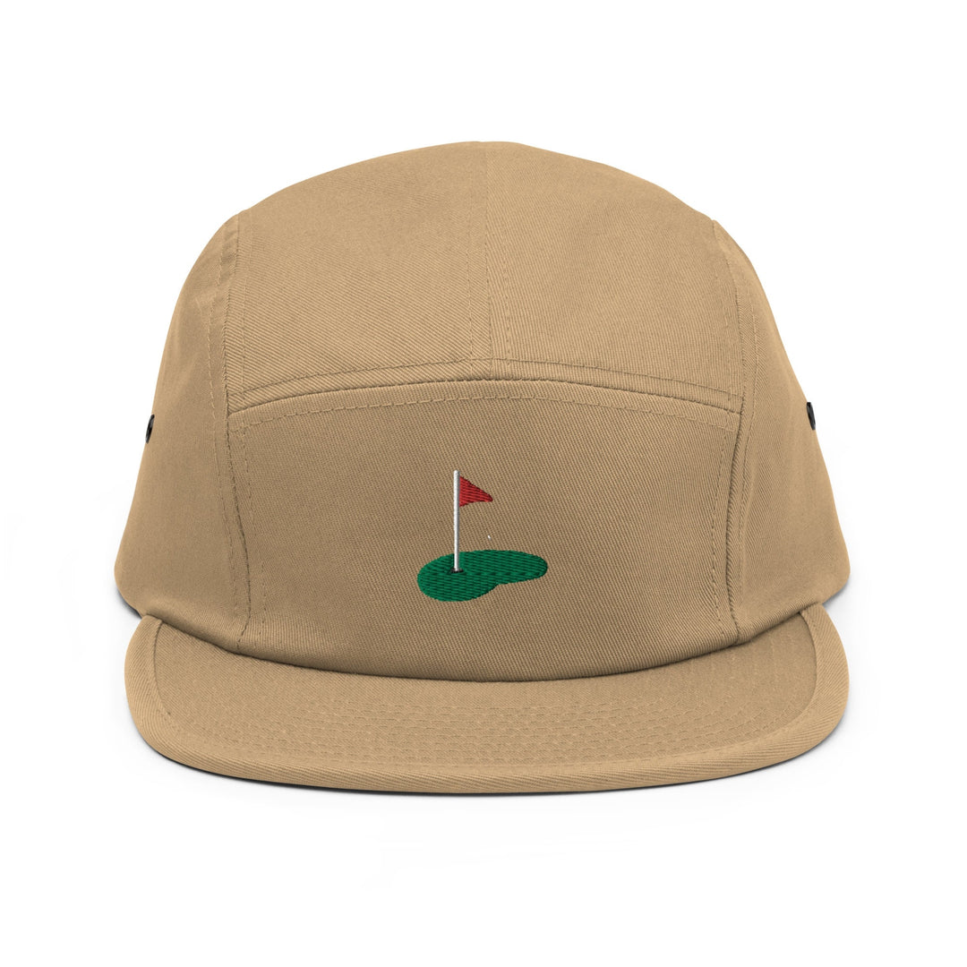 Golf Putting Green 5 Panel Camper Cap