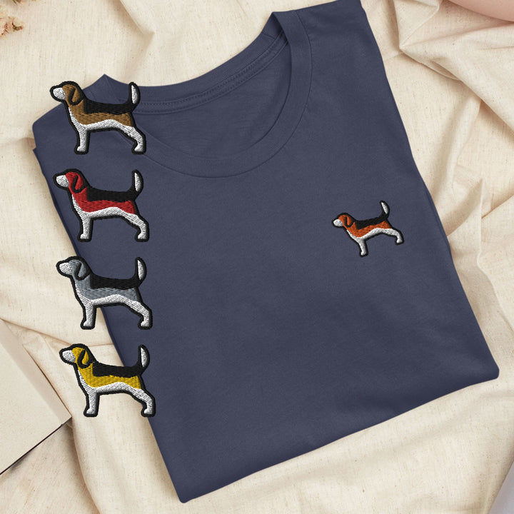 Beagle Embroidered T-shirt