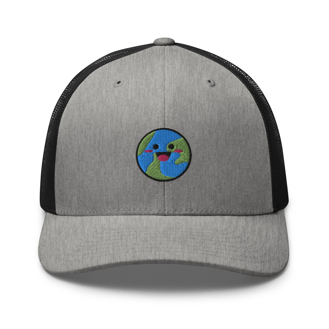Happy Smiling Earth Trucker Cap