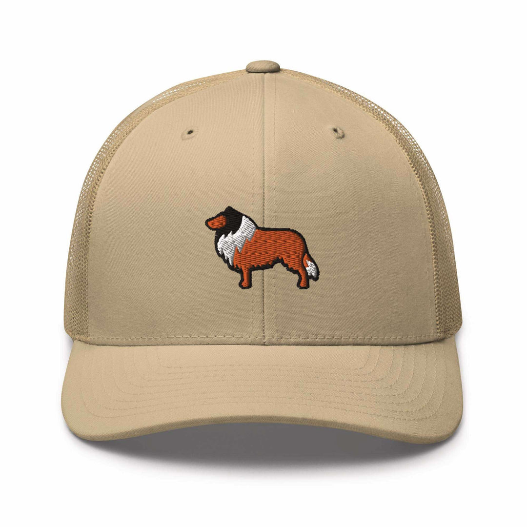 Rough Collie Trucker Cap