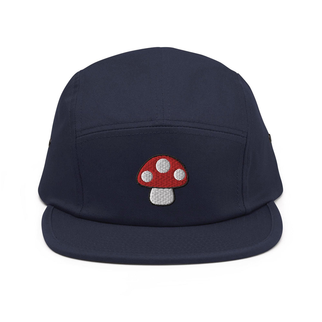 Toadstool Red Mushroom 5 Panel Camper Cap