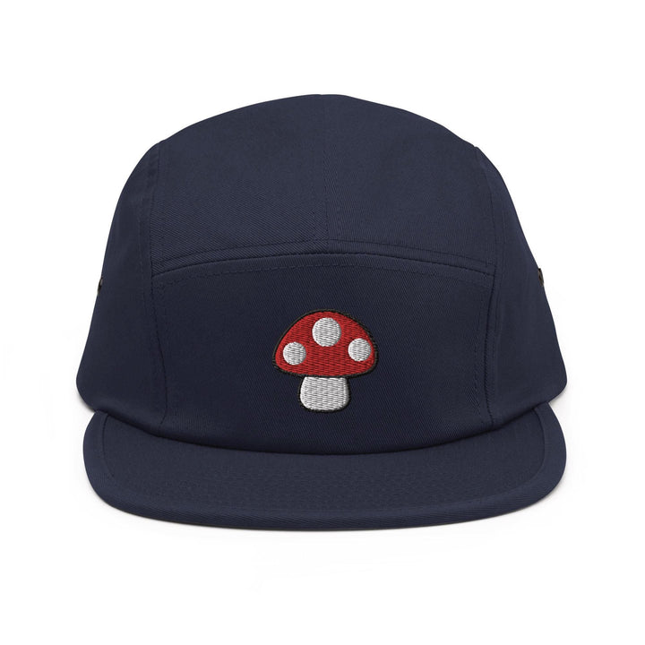 Toadstool Red Mushroom 5 Panel Camper Cap