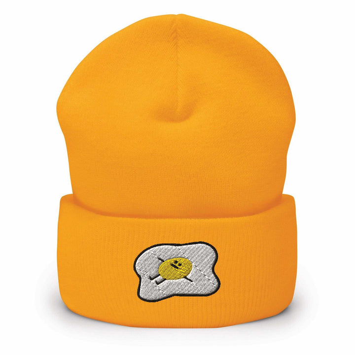 Kawaii Lazy Unmotivated Fried Egg Beanie