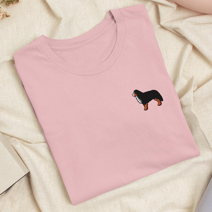 Bernese Mountain Dog Embroidered T-shirt