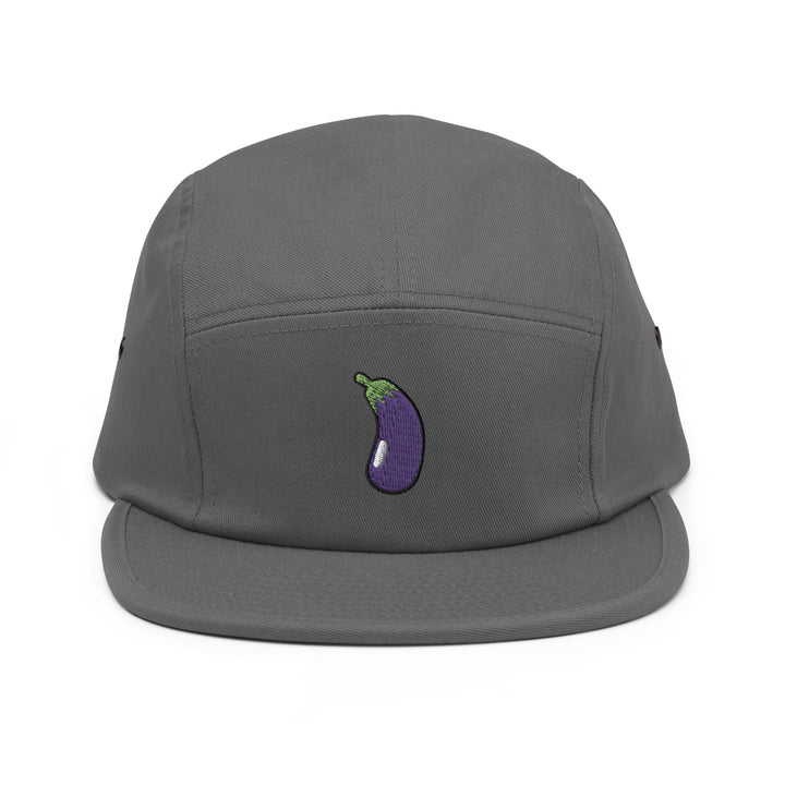 Eggplant 5 Panel Camper Cap