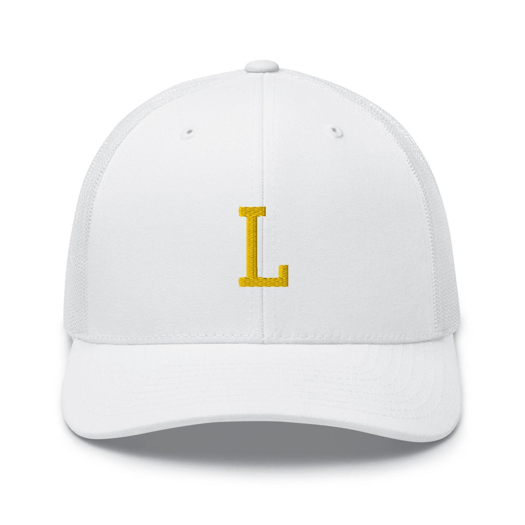 Custom College Letter Trucker Cap