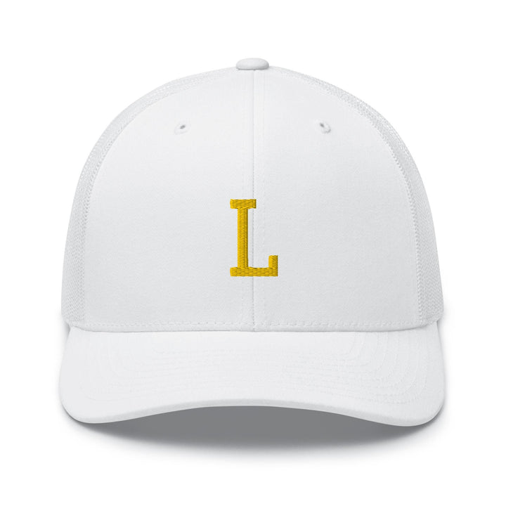 Custom College Letter Trucker Cap