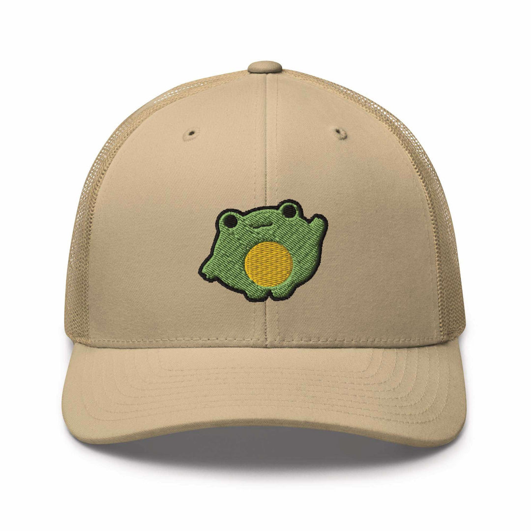 Chonky Cartoon Frog Trucker Cap