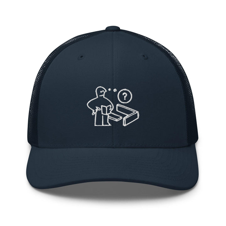 Confused IKEA Man Trucker Cap