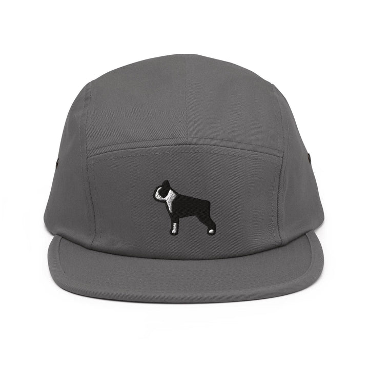 Boston Terrier 5 Panel Camper Cap