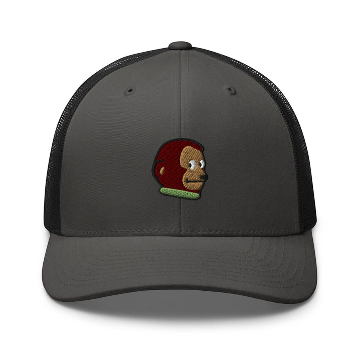Awkward Side Eye Monkey Retro Trucker Hat