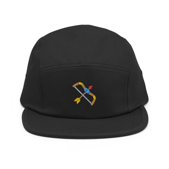 Archery Bow and Arrow 5 Panel Camper Cap