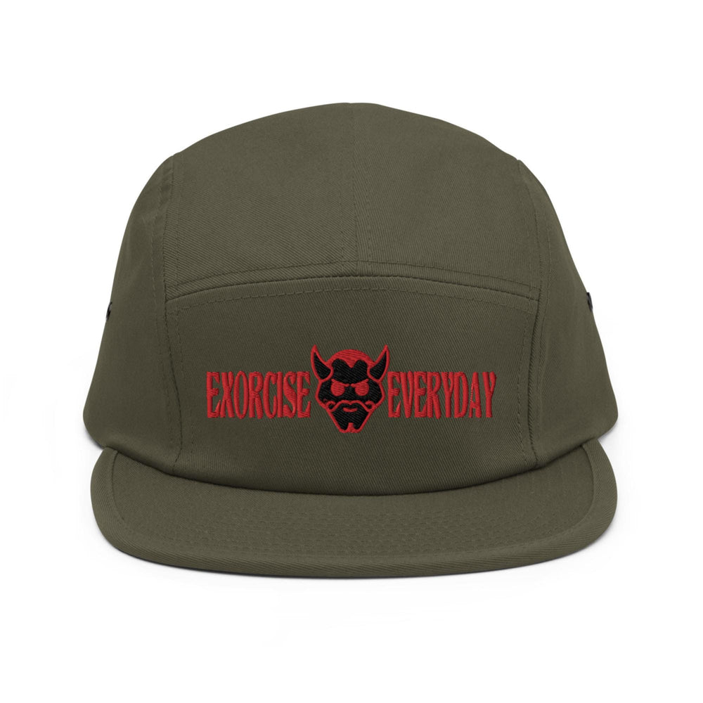 a green hat with the words exercise everyday on it