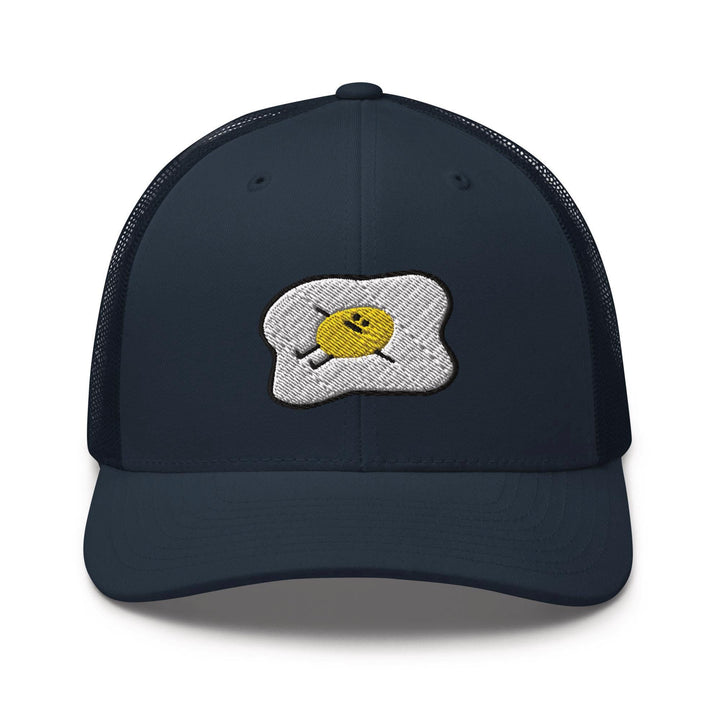 Kawaii Lazy Unmotivated Fried Egg Trucker Cap