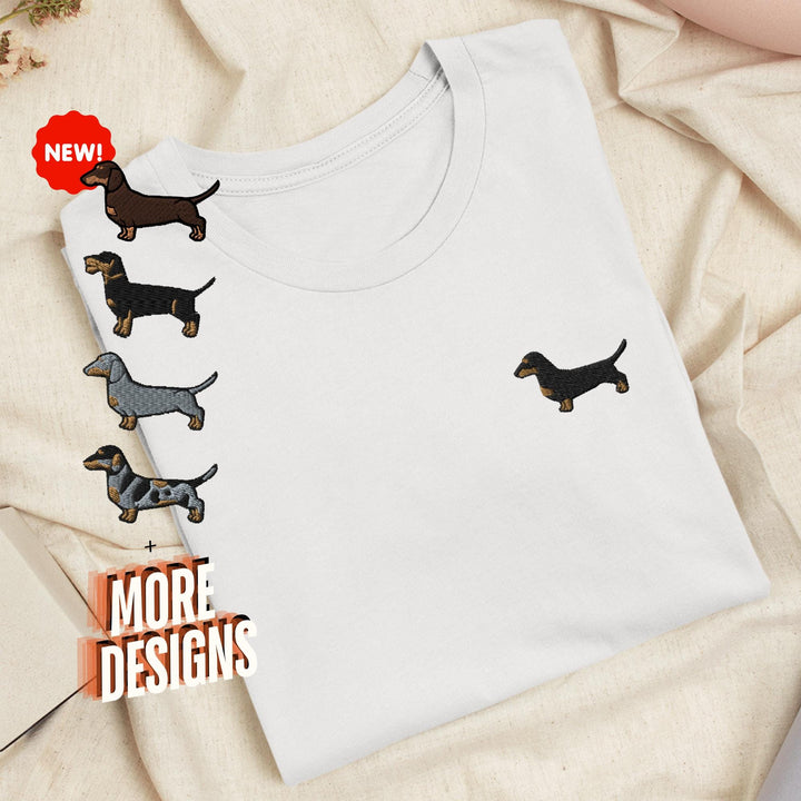 Dachshund Embroidered T-shirt