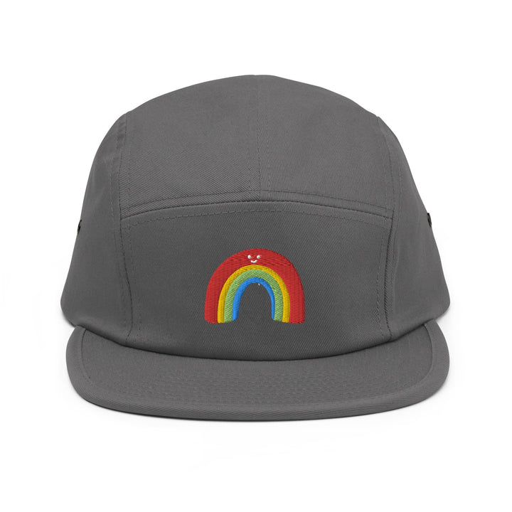 Smiley Rainbow 5 Panel Camper Cap