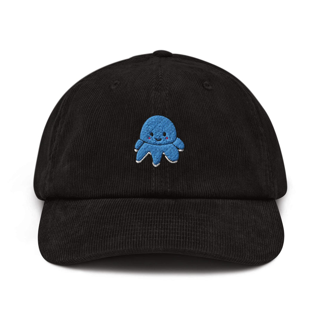 Smiling Plush Octopus Corduroy Cap