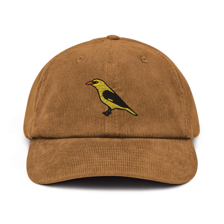 Eurasian Golden Oriole Bird Corduroy Cap