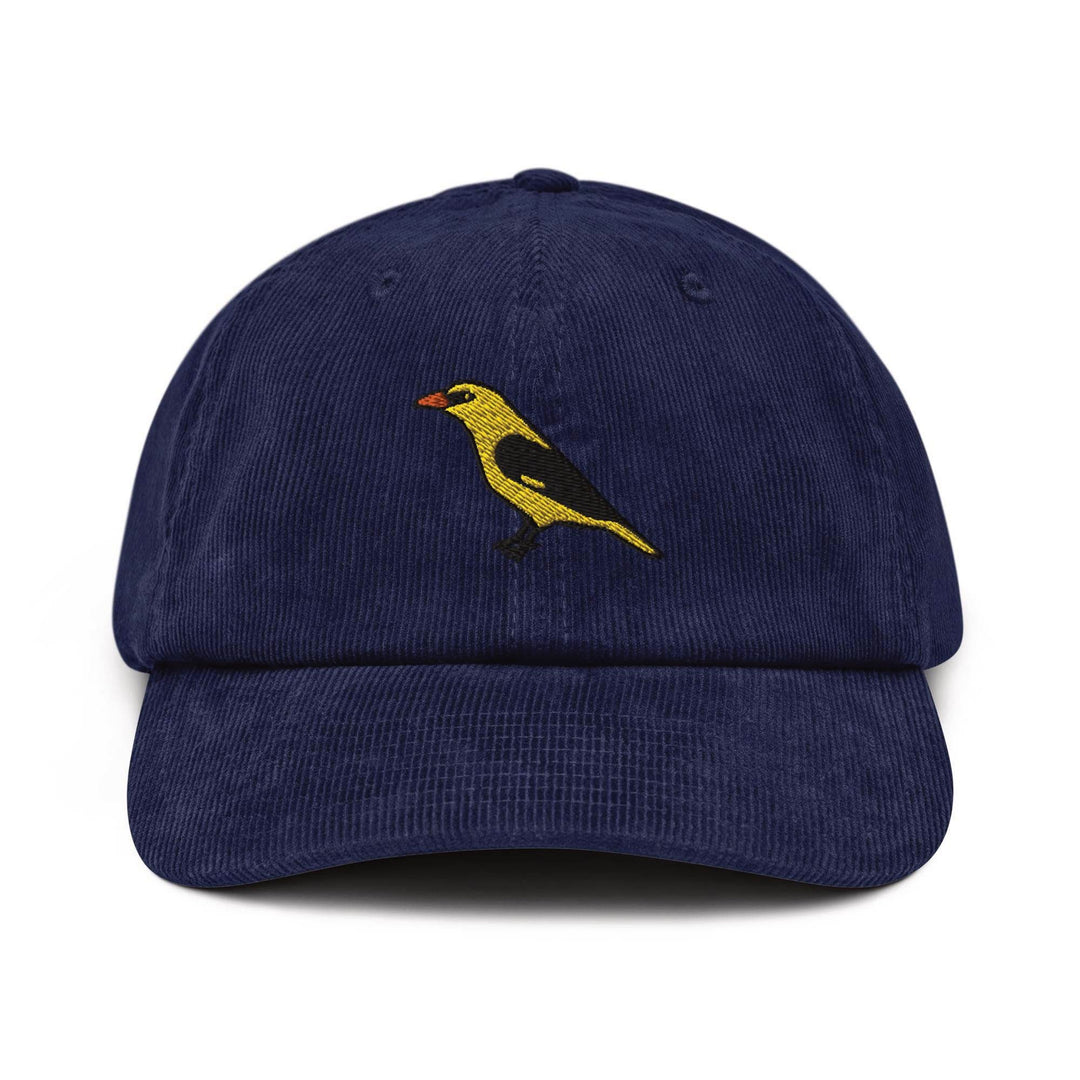 Eurasian Golden Oriole Bird Corduroy Cap