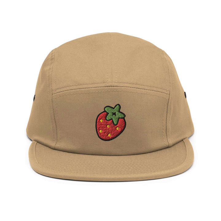Strawberry 5 Panel Camper Cap