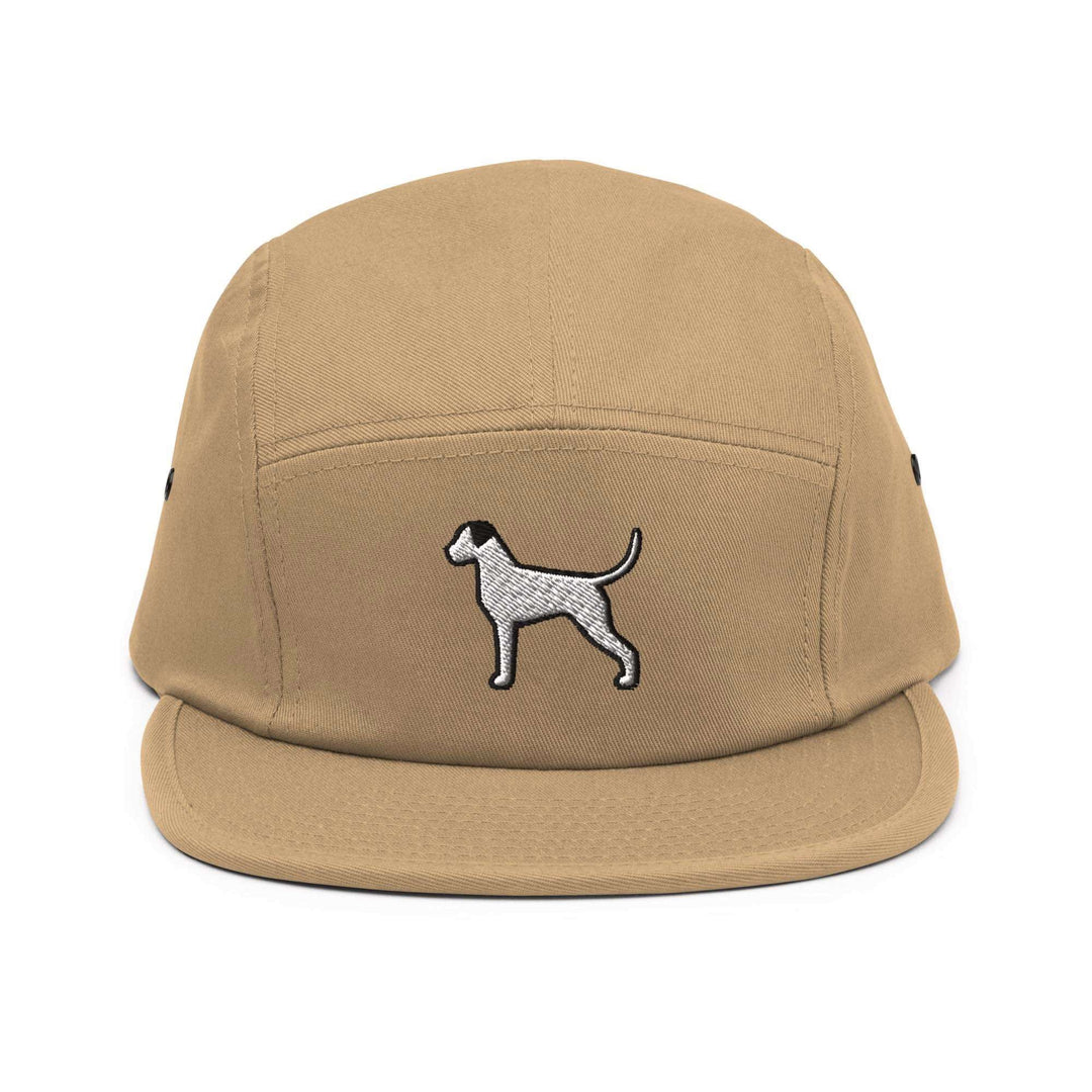 White Boxer 5 Panel Camper Cap