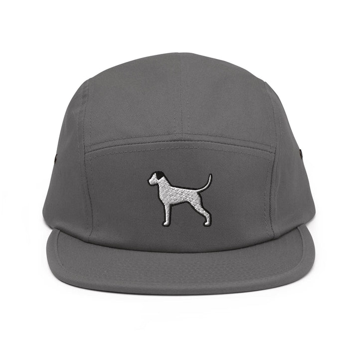 White Boxer 5 Panel Camper Cap