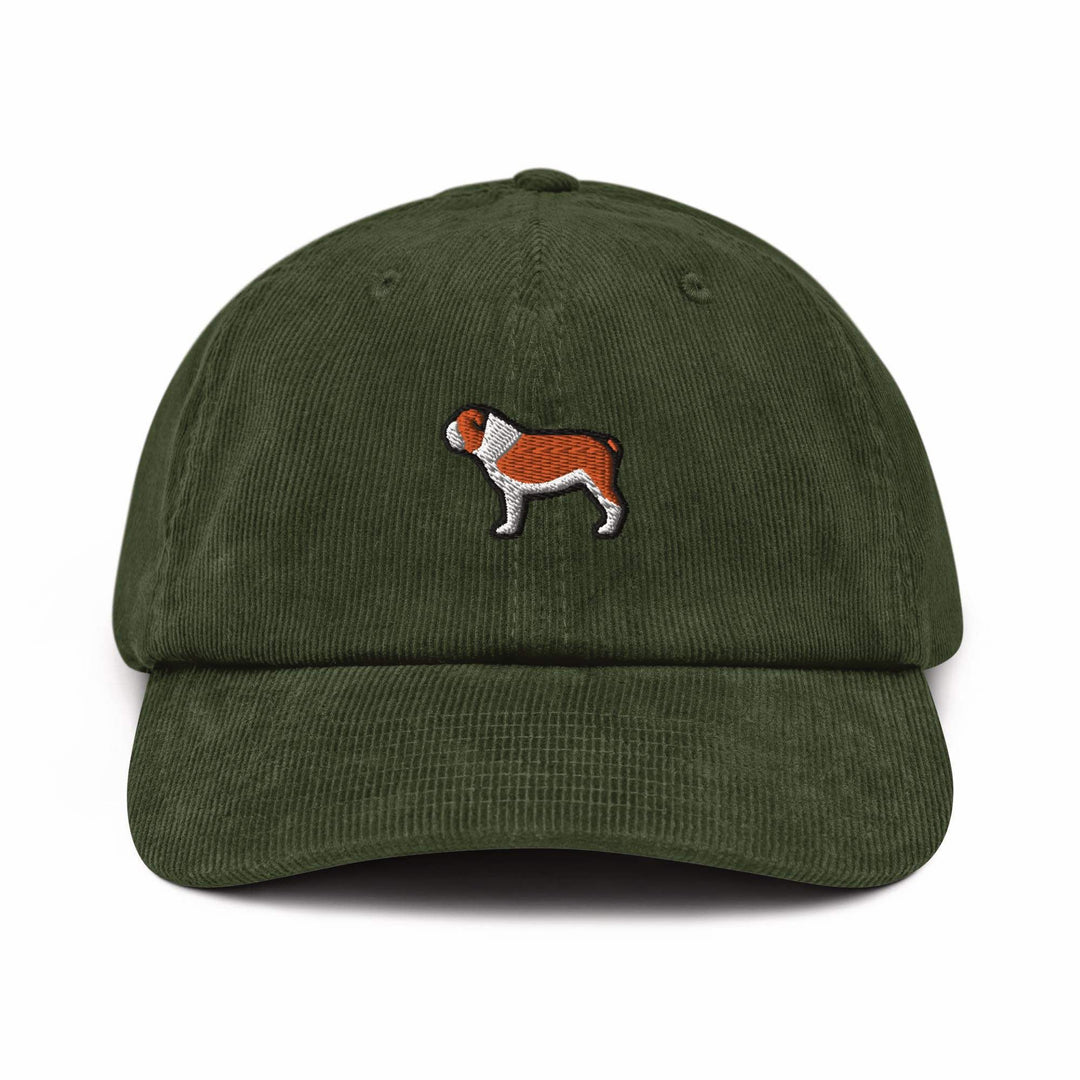 English Bulldog Corduroy Cap