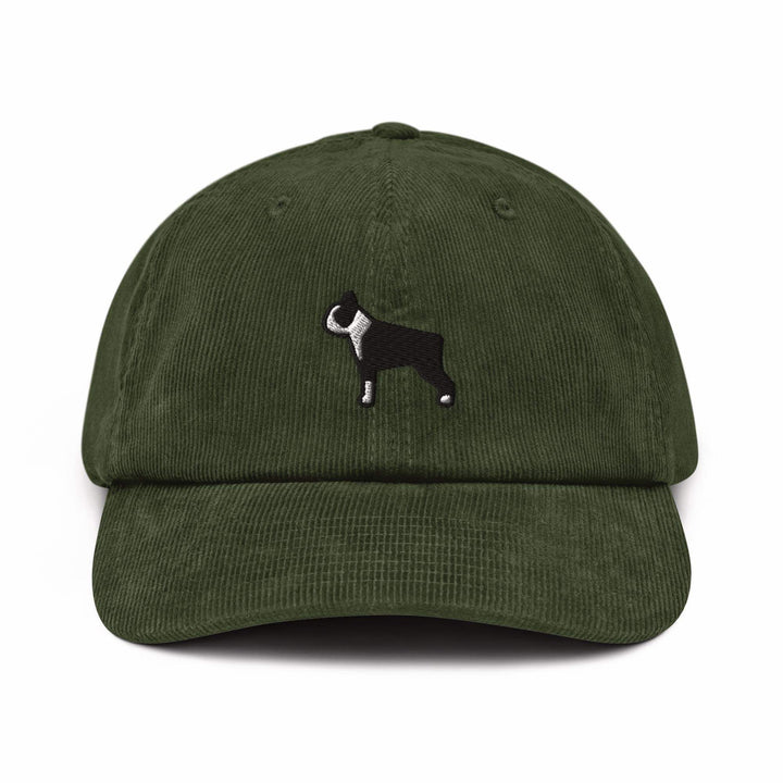 Boston Terrier Corduroy Cap