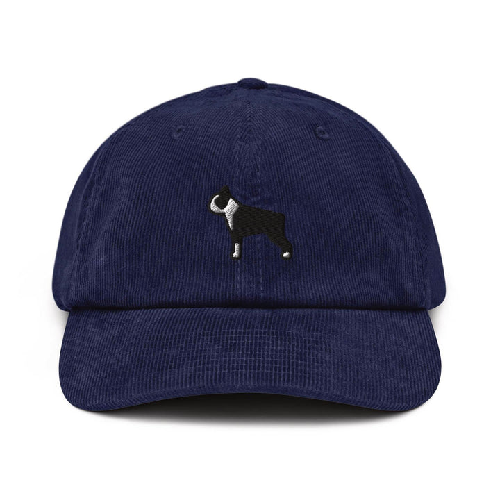 Boston Terrier Corduroy Cap