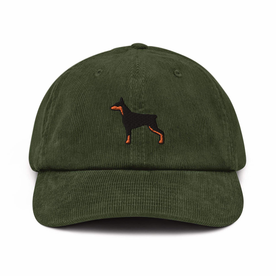 Doberman Pinscher Corduroy Cap