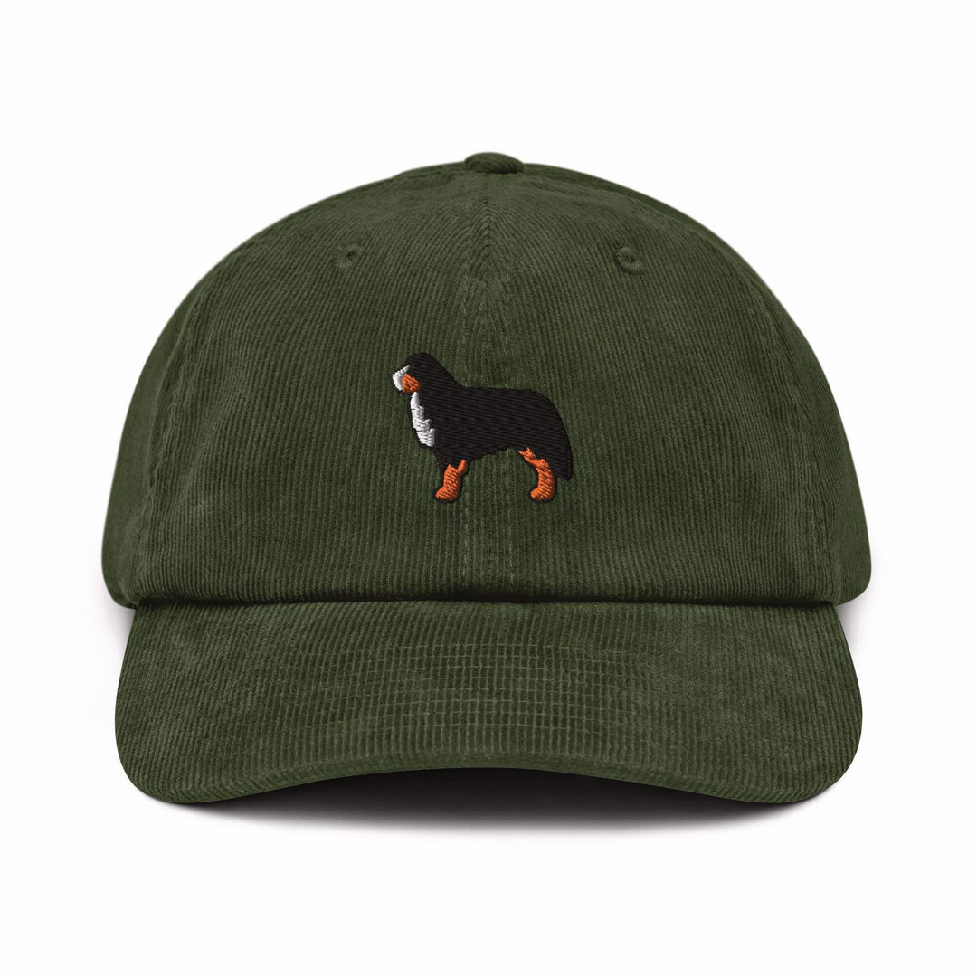 Bernese Mountain Dog Corduroy Cap