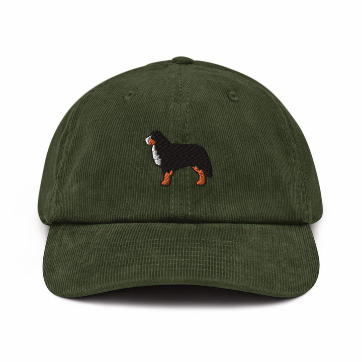 Bernese Mountain Dog Corduroy Cap