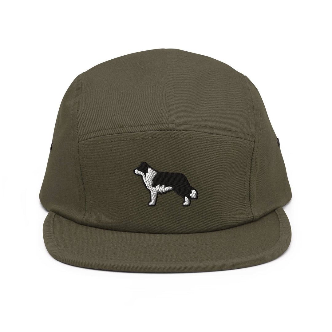 Border Collie 5 Panel Camper Cap