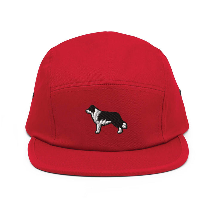 Border Collie 5 Panel Camper Cap