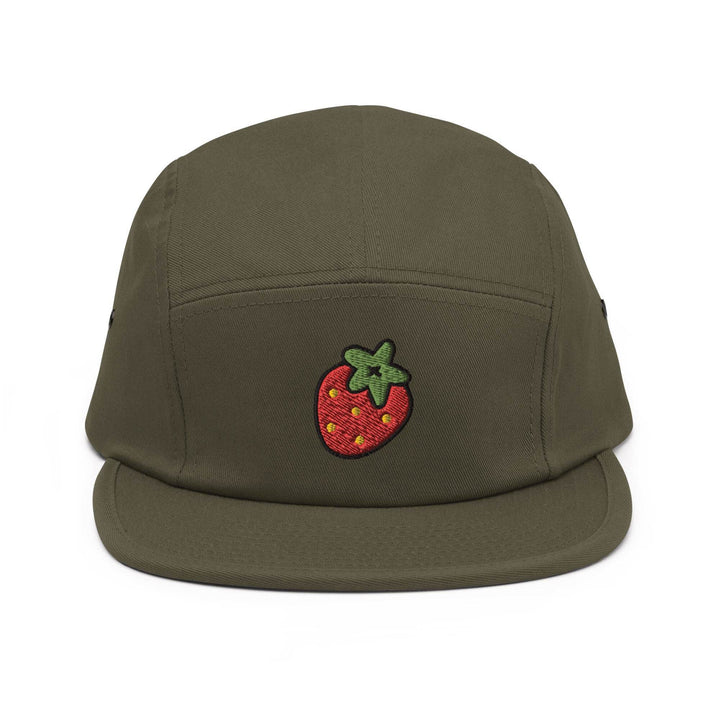 Strawberry 5 Panel Camper Cap