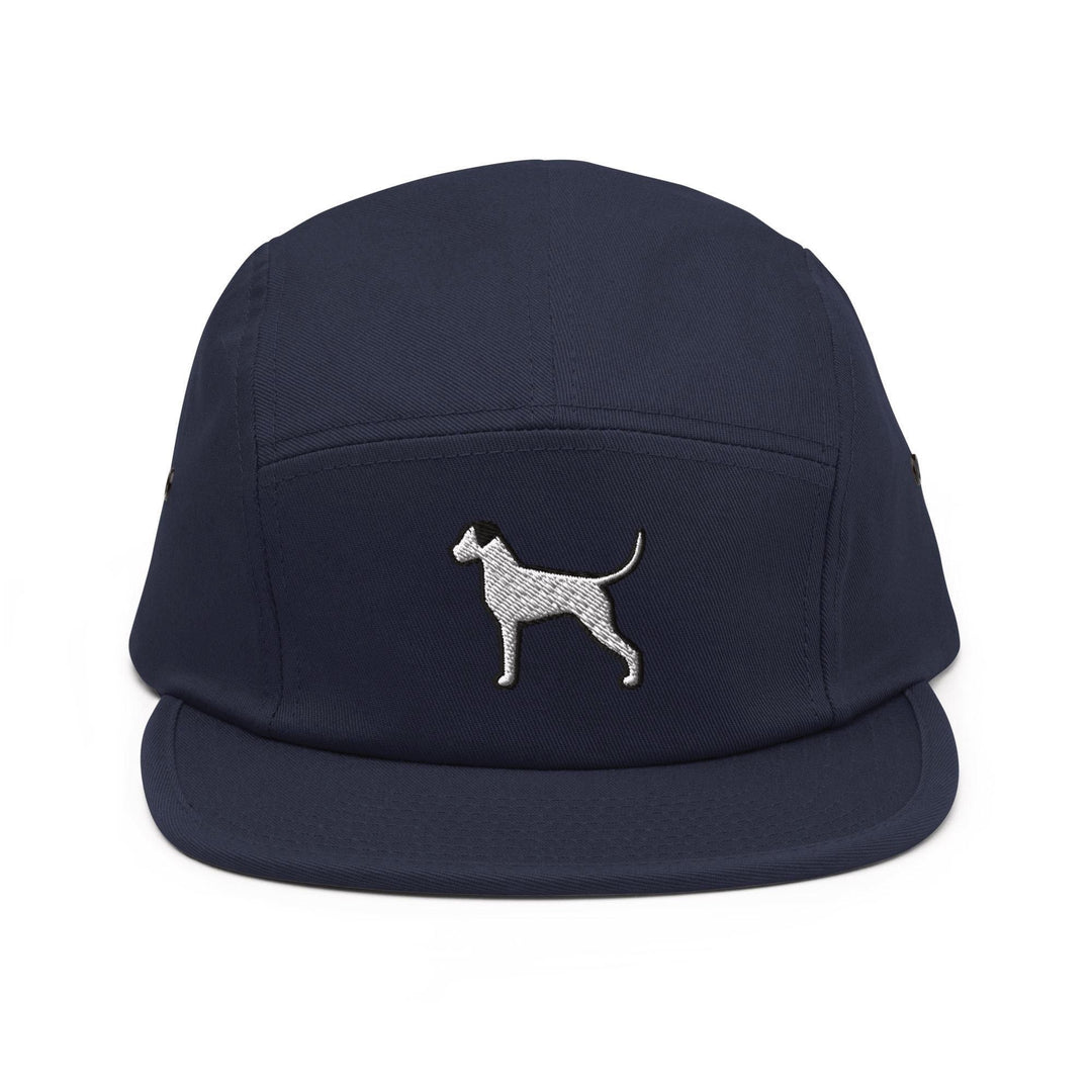White Boxer 5 Panel Camper Cap