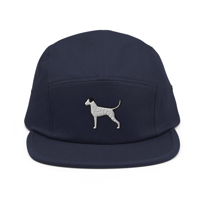 White Boxer 5 Panel Camper Cap