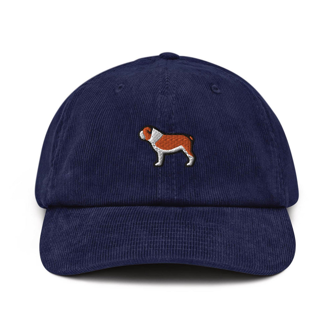 English Bulldog Corduroy Cap